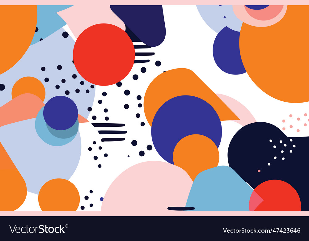 Abstract background with colorful spots