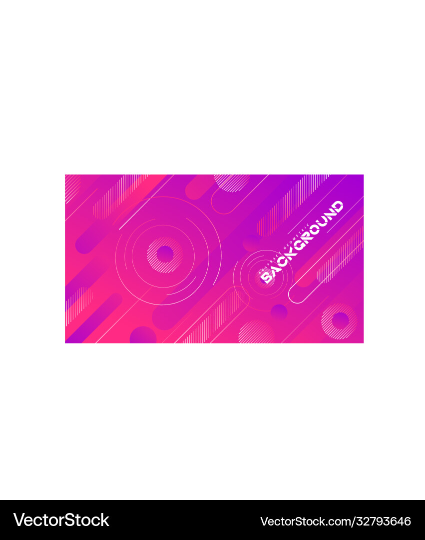 Abstract gradient geometric shape background Vector Image