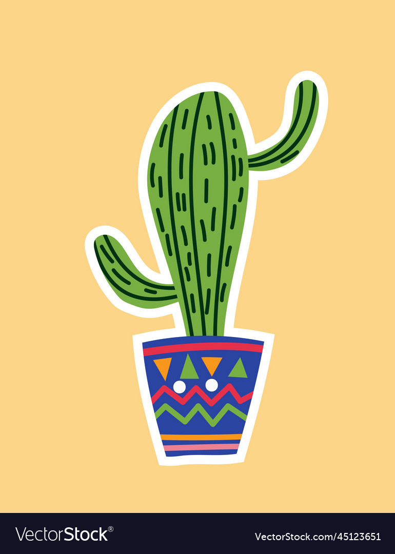 Festa junina cactus icon