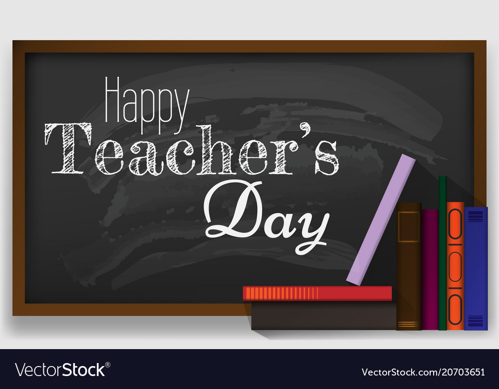 Poster for happy teacher s day with nice