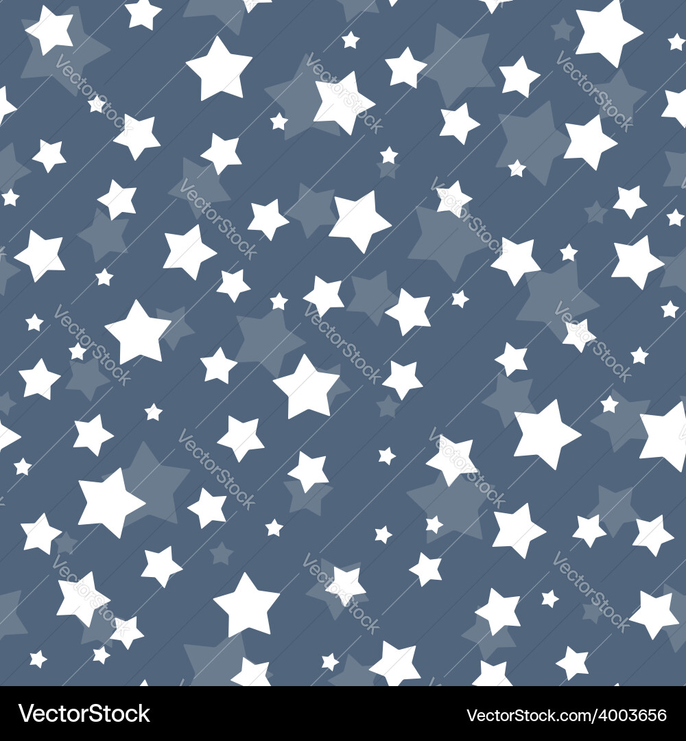 Seamless stars pattern Royalty Free Vector Image