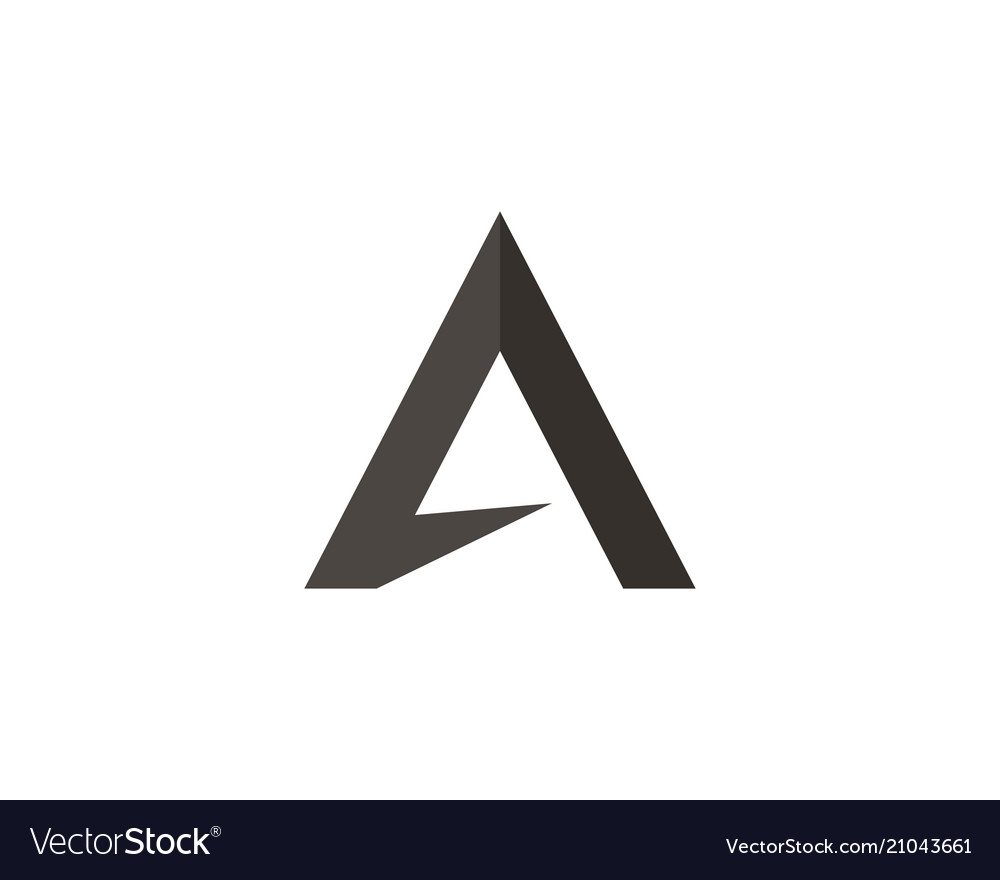 A business letter logo and symbol template icon Vector Image