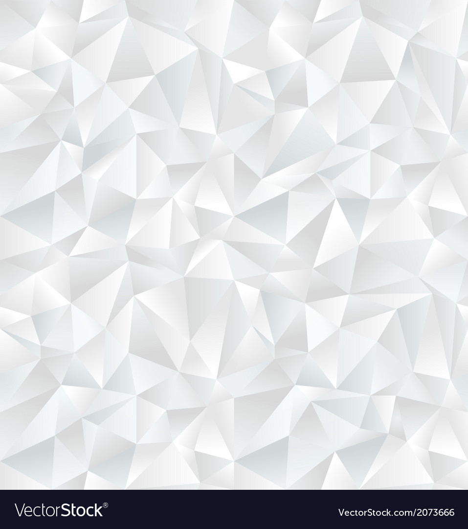 Abstract white geometric seamless pattern Vector Image