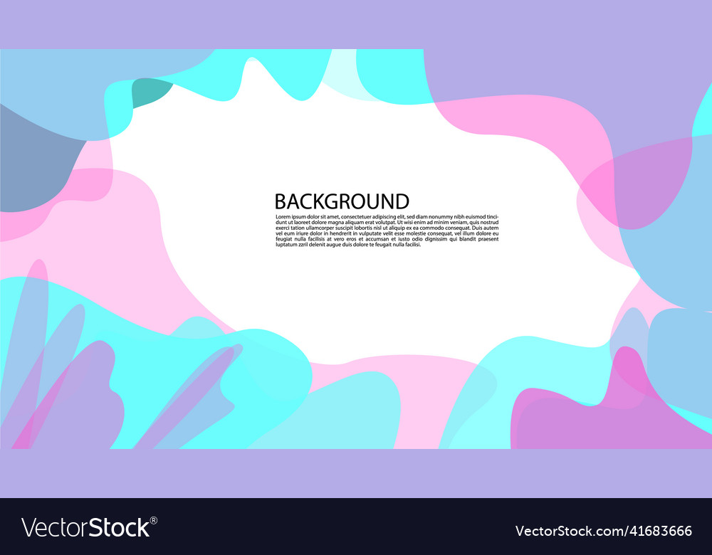 Design of colorful liquid background