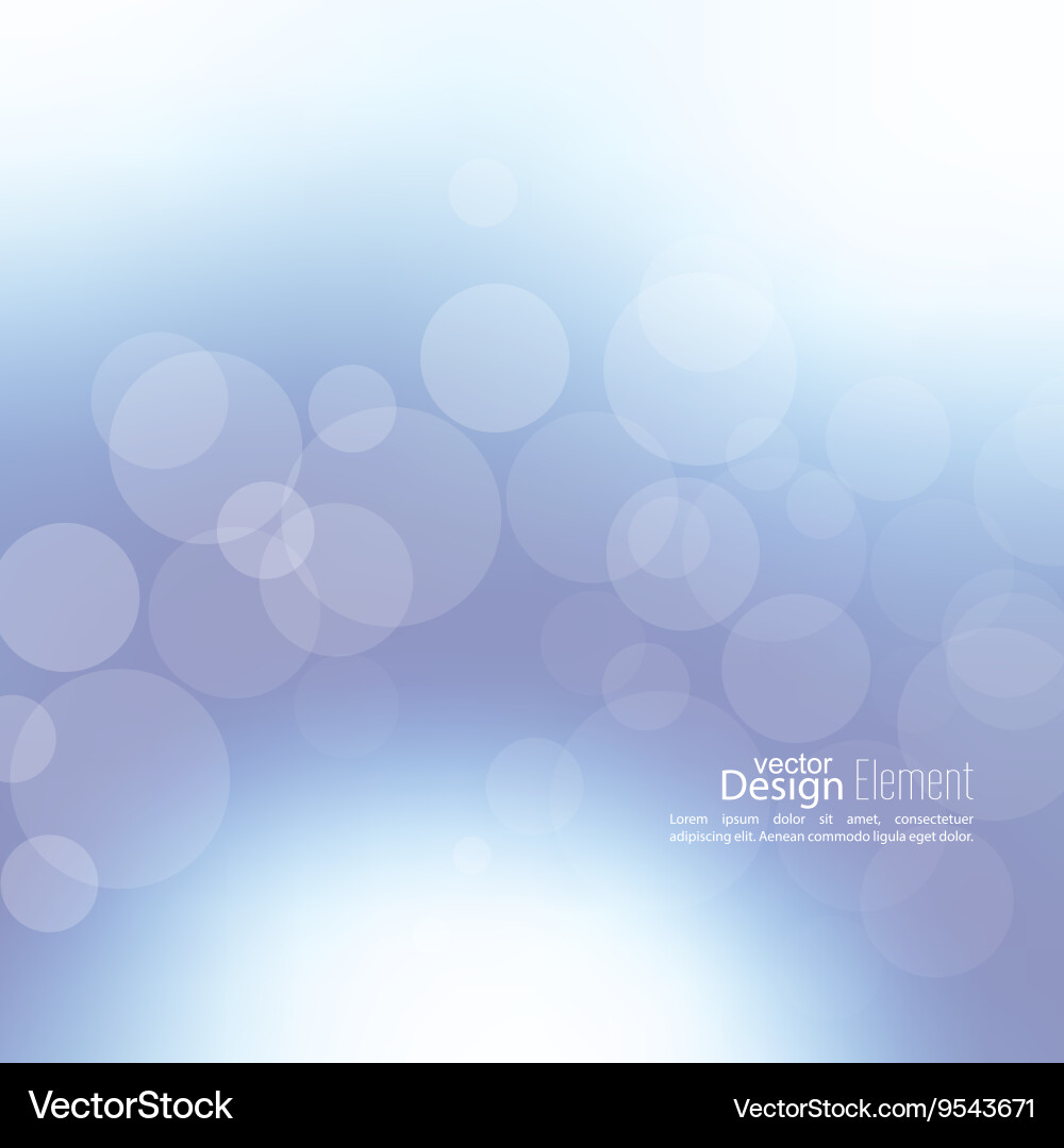 Abstract background with bokeh Royalty Free Vector Image