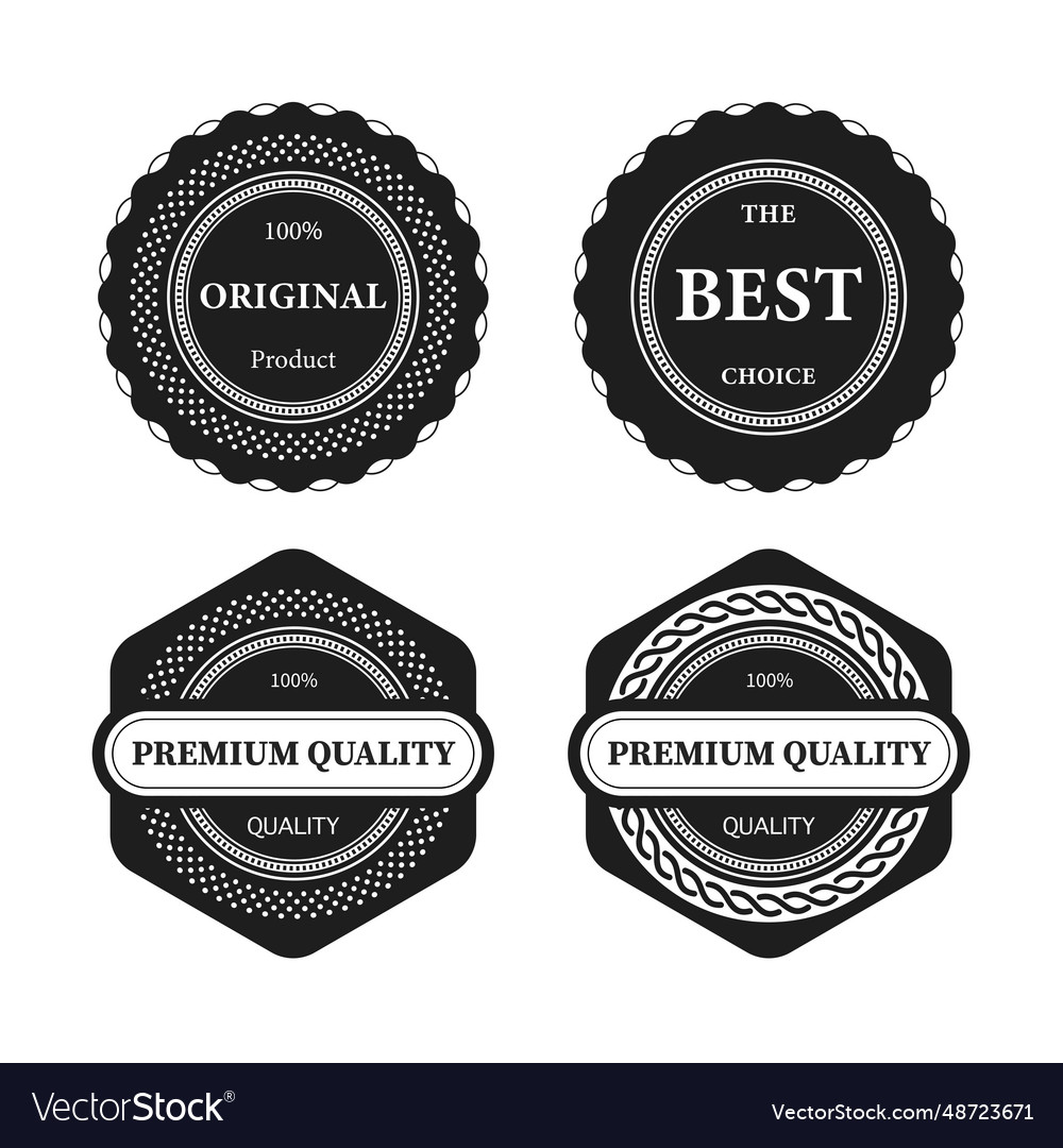 Premium quality retro vintage labels collection