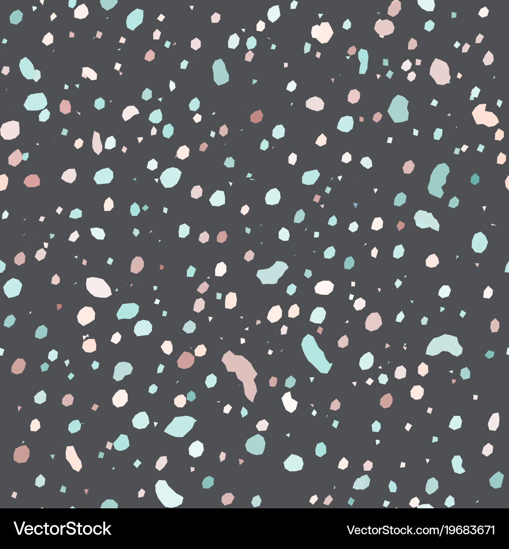 Terrazzo marble seamless pattern Royalty Free Vector Image