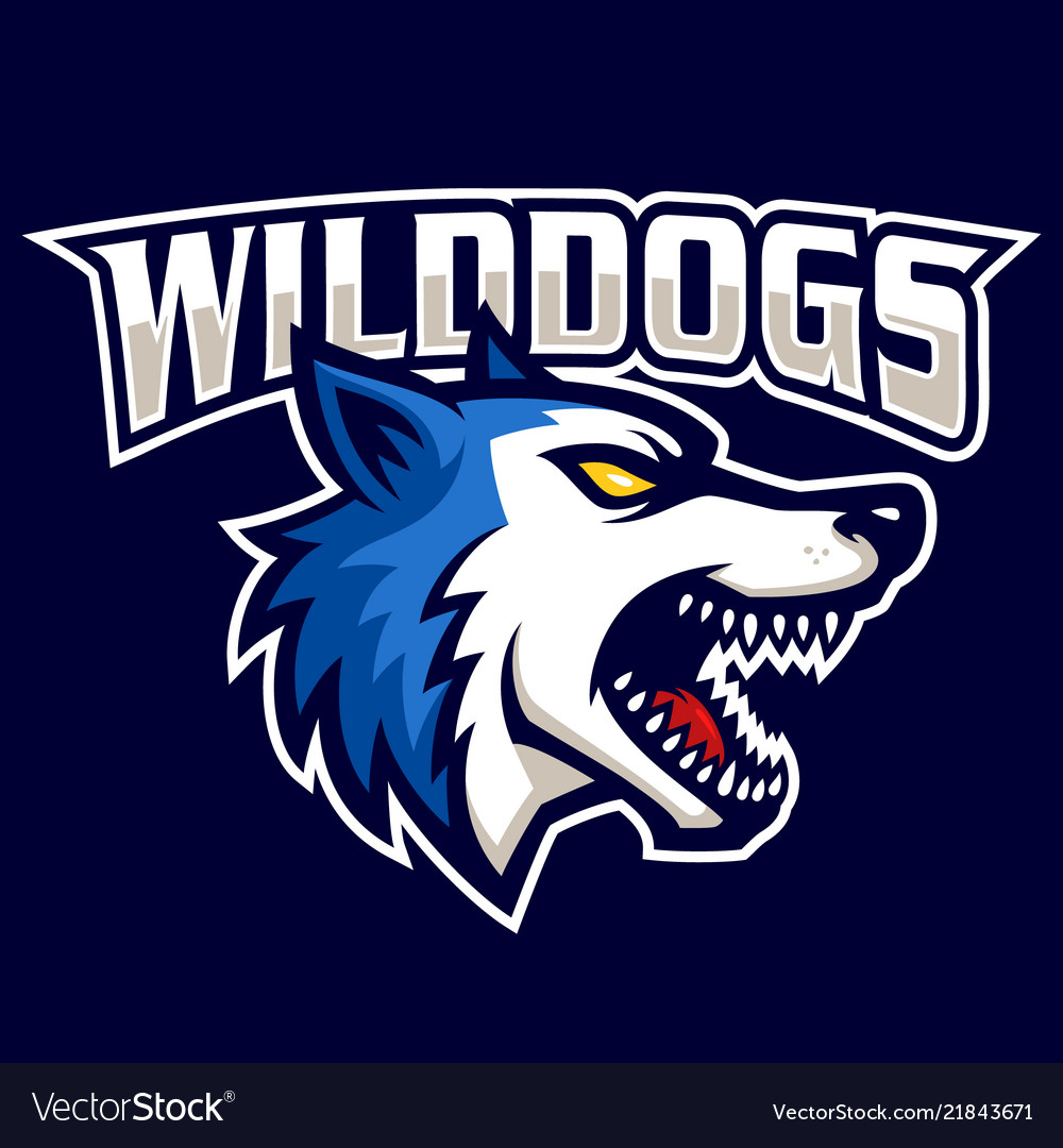 Wild dogs sign and symbol logo