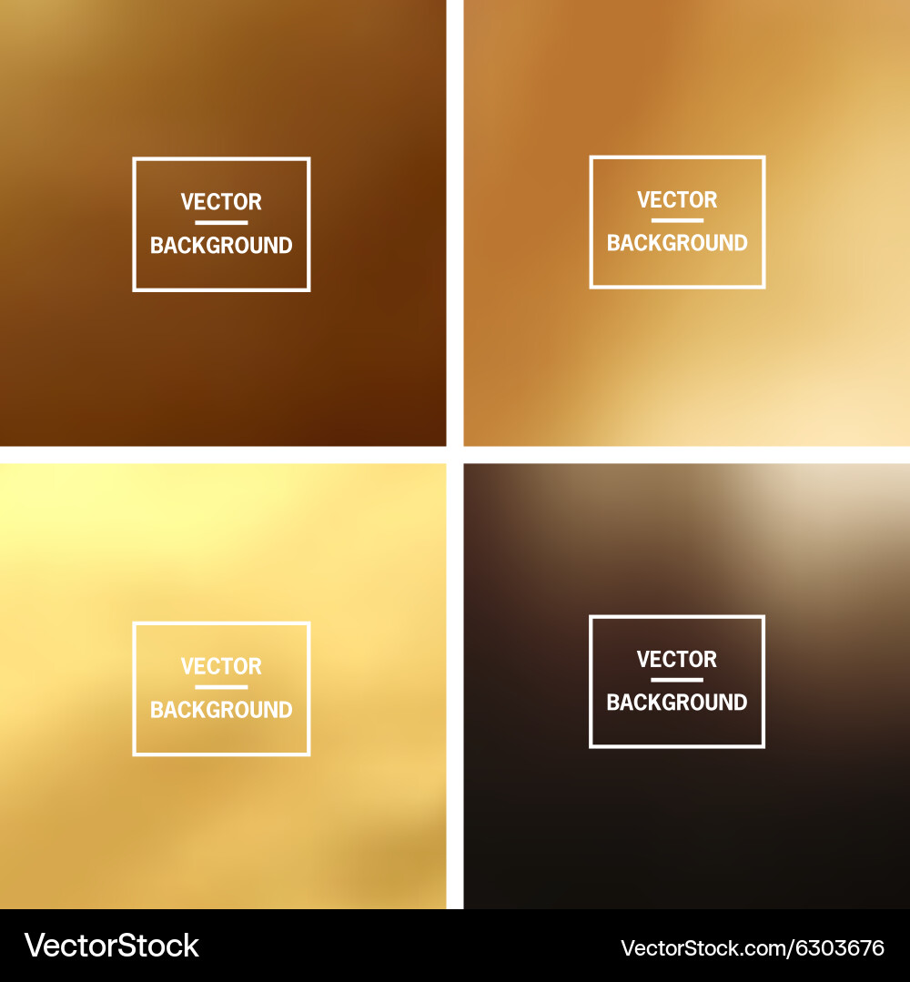 Blurred backgrounds collection Royalty Free Vector Image