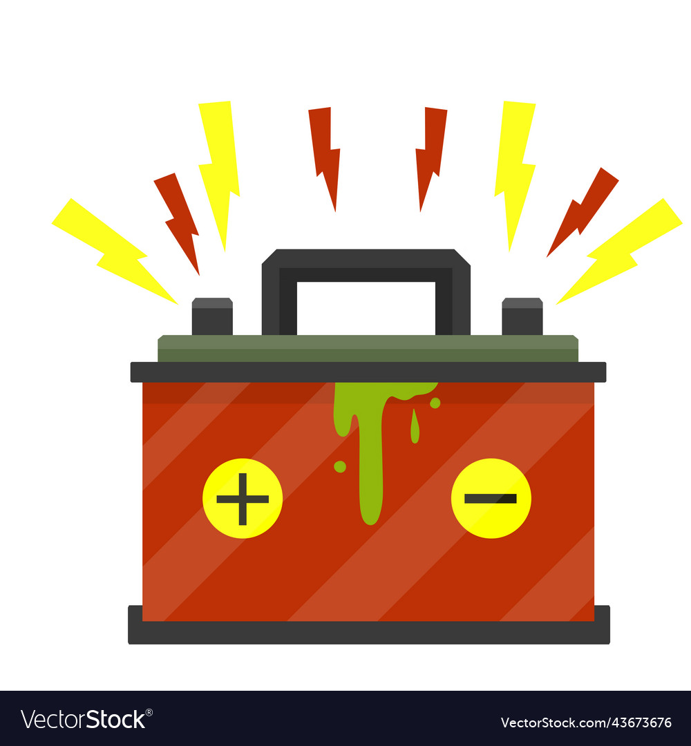 Broken car battery rechargeable electricity