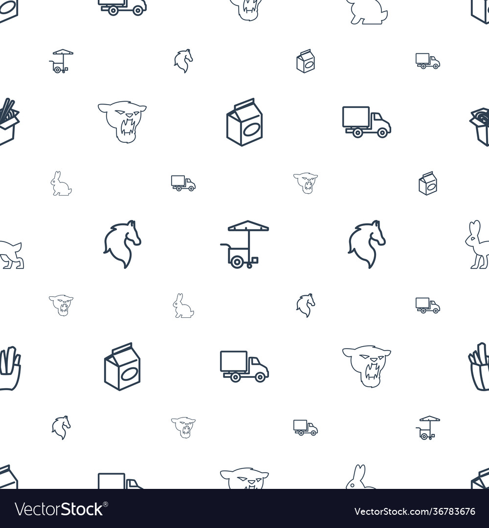 Fast icons pattern seamless white background