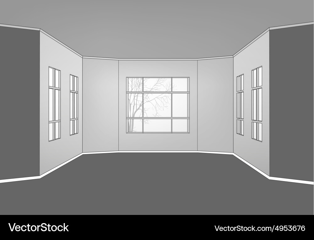Interior line Royalty Free Vector Image - VectorStock