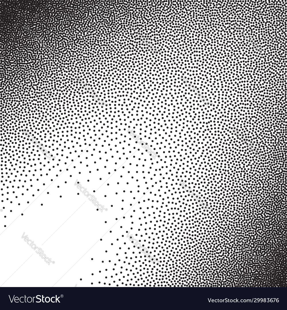 Stochastic raster halftone gradient print