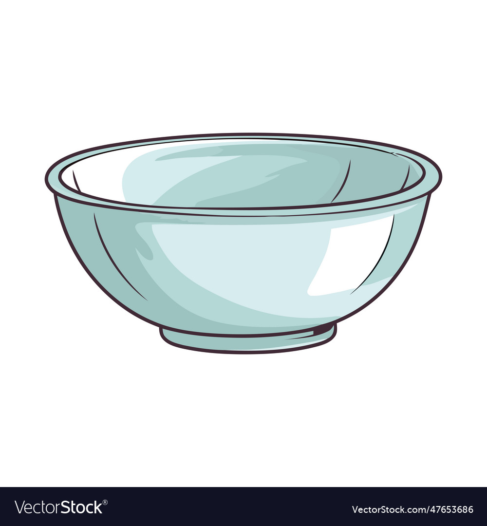 Kitchenware of crockery utensil Royalty Free Vector Image