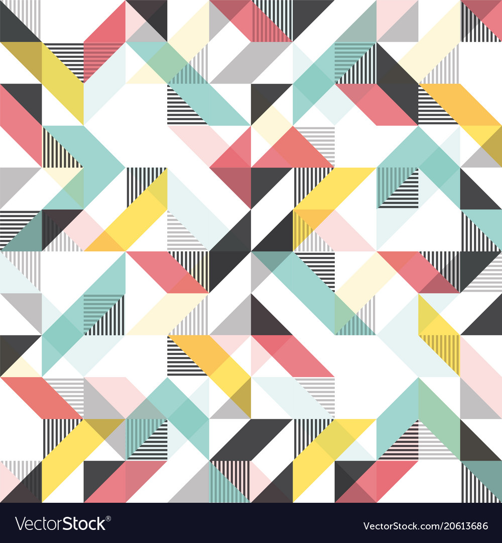 Modern background with triangles and lines Vector Image