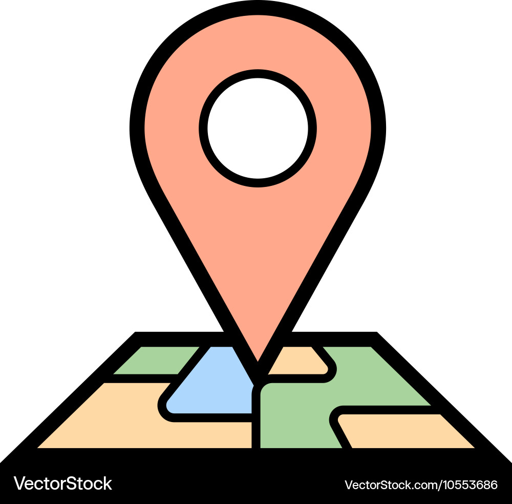 Pin map icon Royalty Free Vector Image - VectorStock