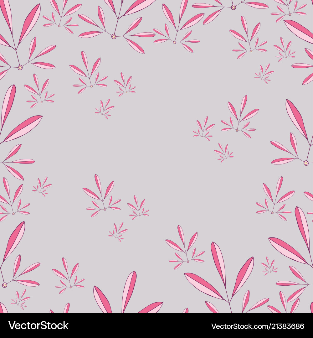 Seamless floral background pattern Royalty Free Vector Image