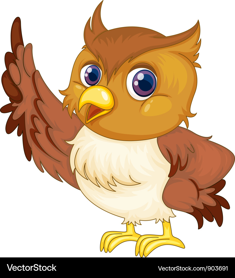 Cute owl Royalty Free Vector Image - VectorStock