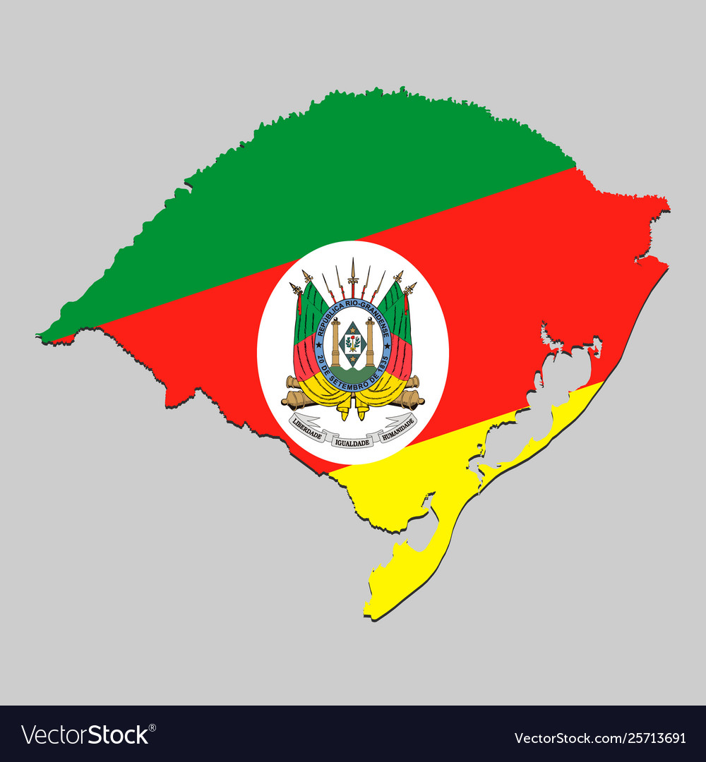 Map with national flag