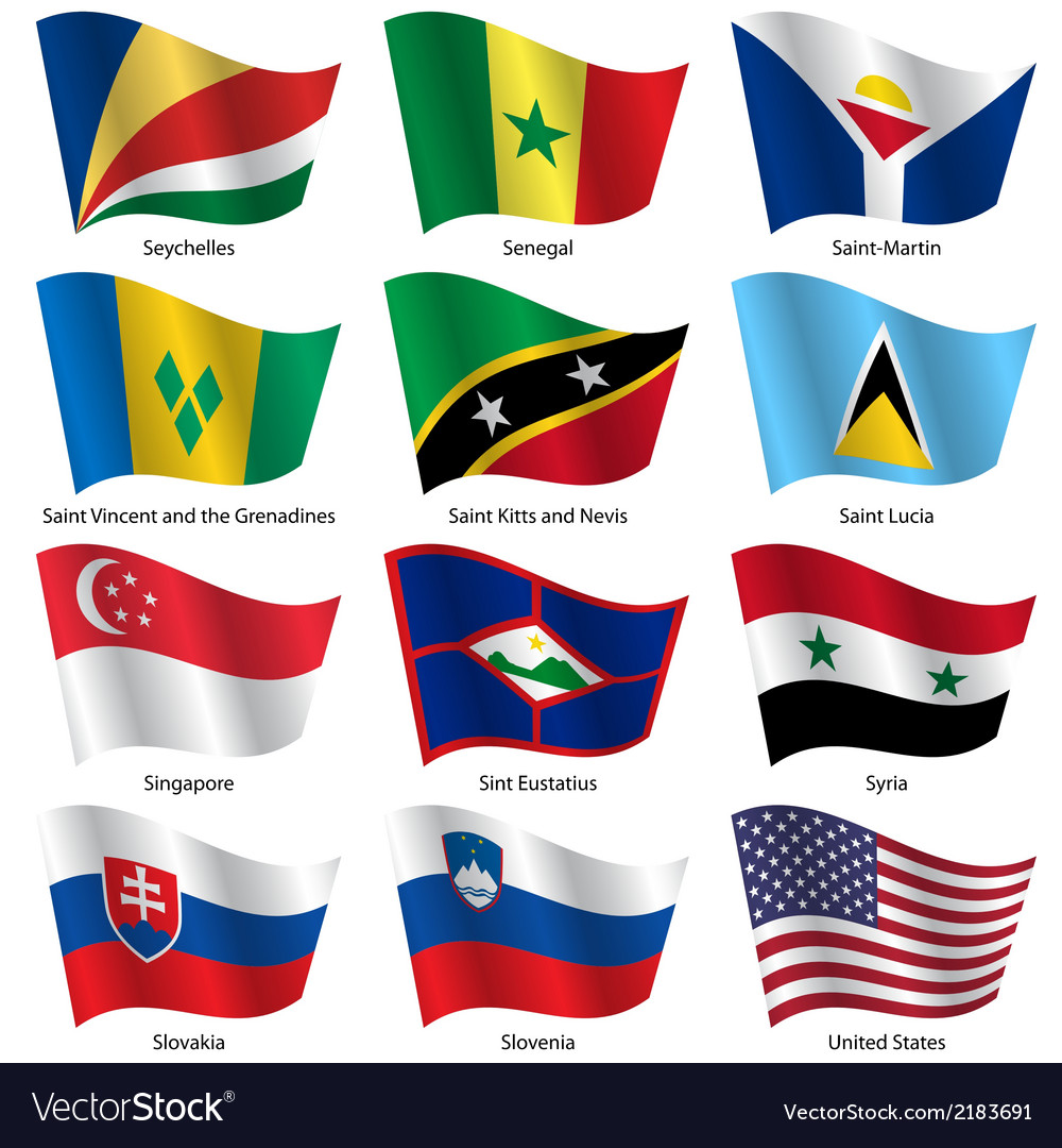 Set flags of world sovereign states