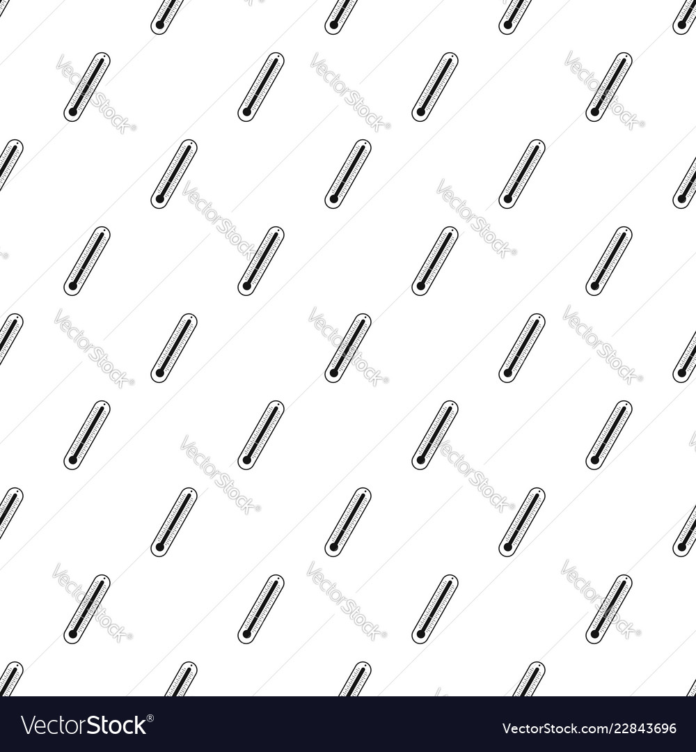 Laboratory thermometer pattern seamless Royalty Free Vector