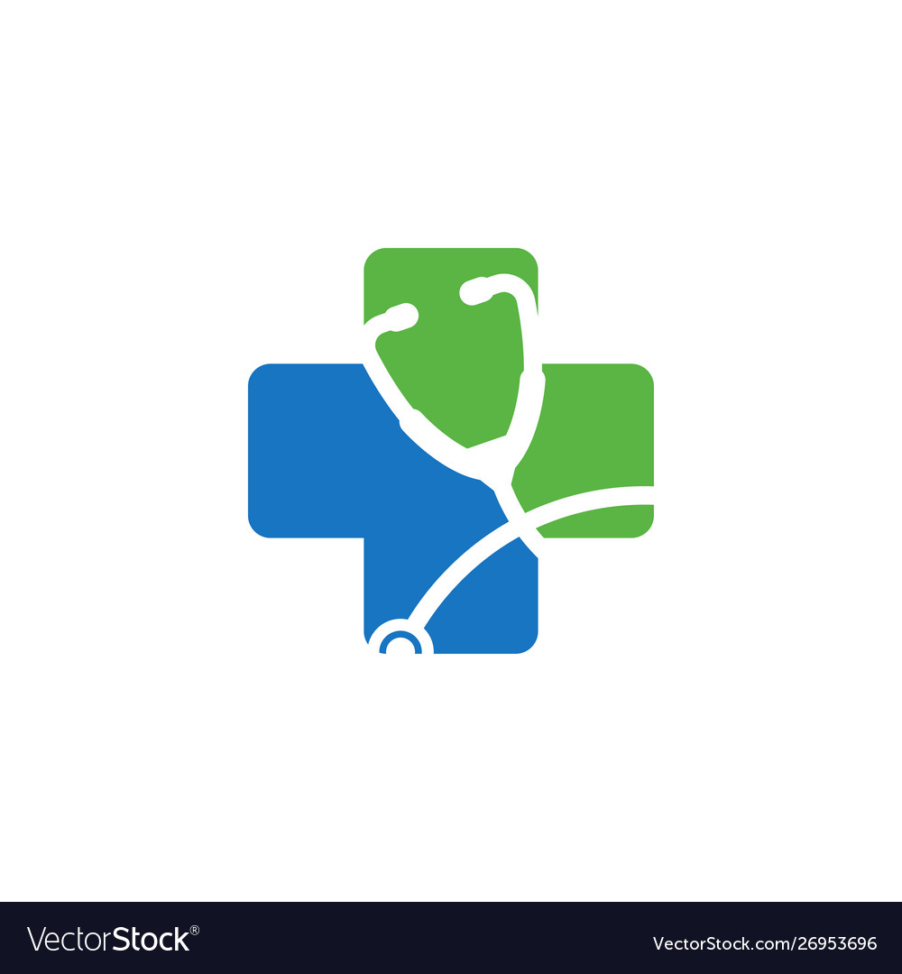 Medical cross graphic design template isolated Vector Image