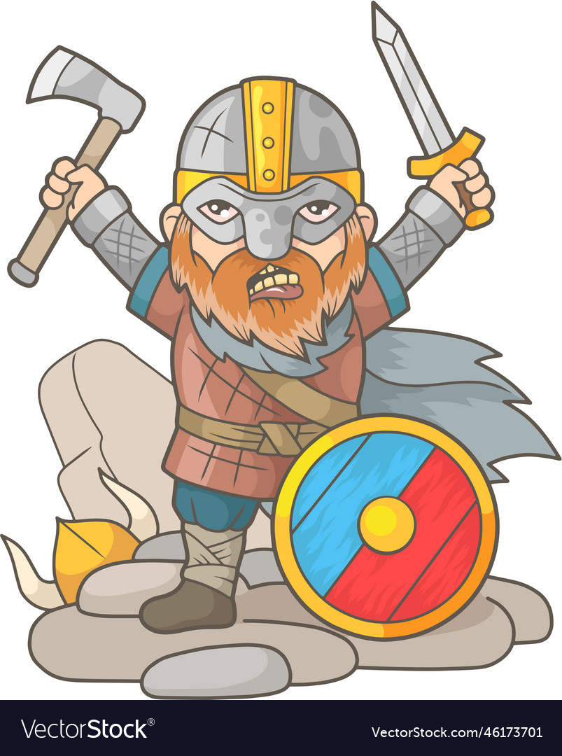 Cartoon viking