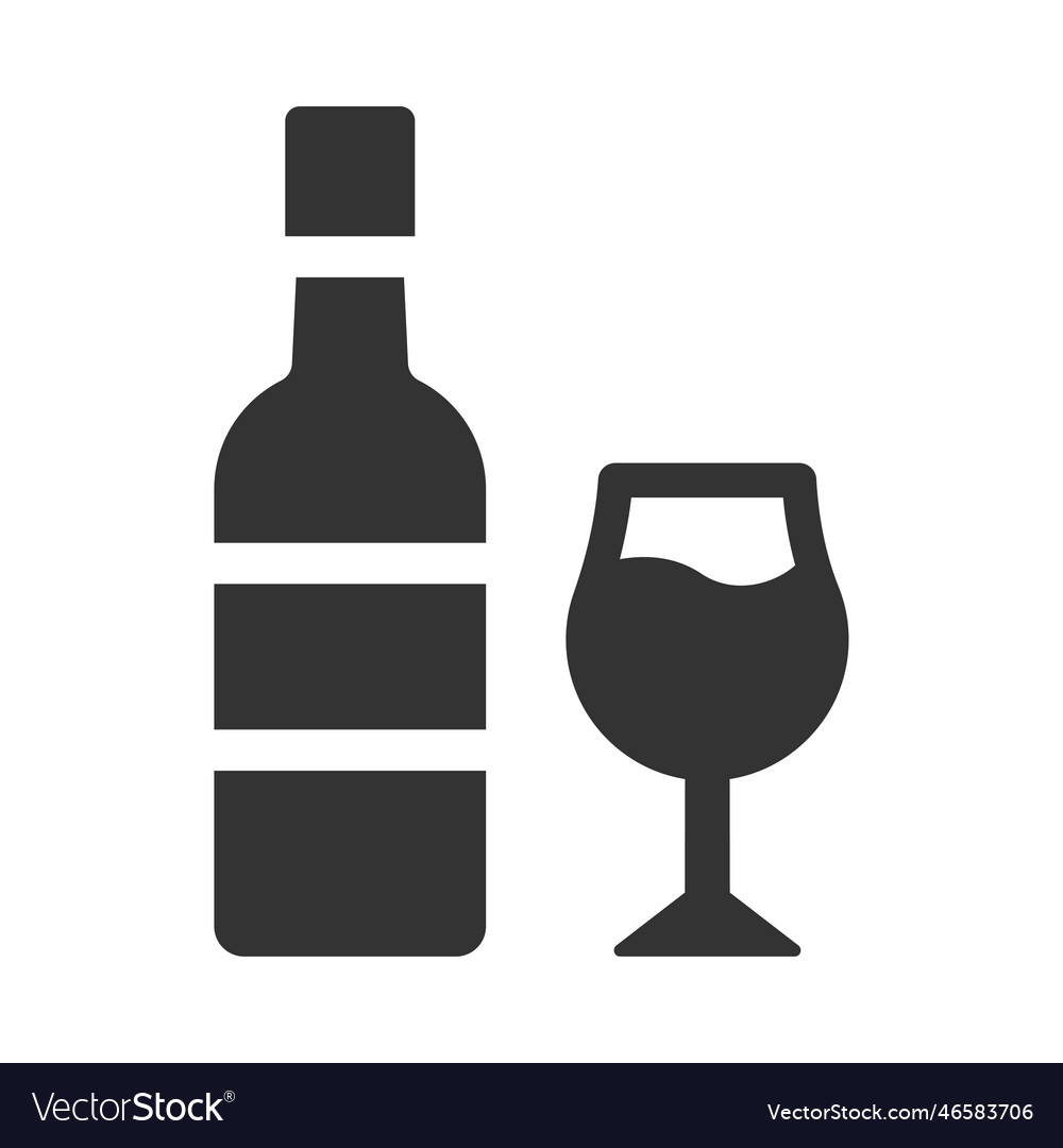 Alcohol drinks icon Royalty Free Vector Image - VectorStock