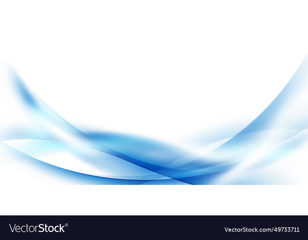 Abstract blue wave background modern