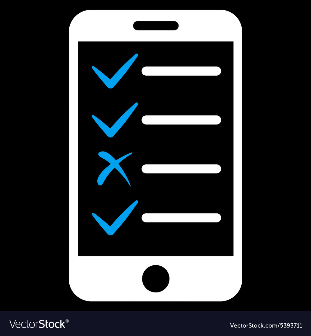 Mobile Aufgaben-Icon von Commerce-Set