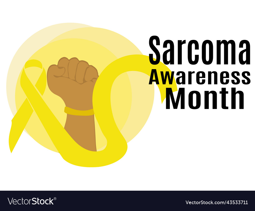 Sarcoma Awareness Month Idea For A Poster Vector Image 7723