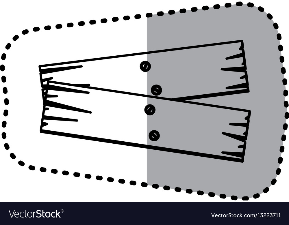 Aufkleber Silhouette Paar Rechteck Stücke Holz
