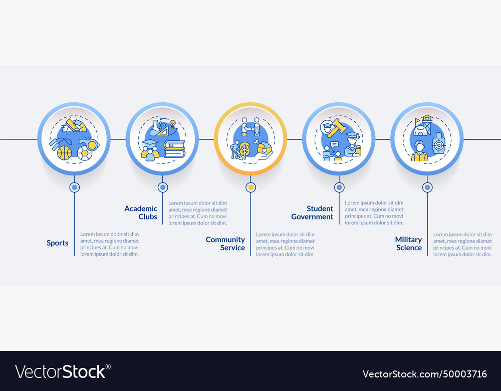 2d colorful extracurricular activities layout