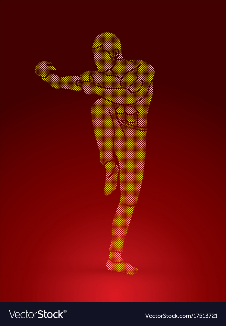 Drunken kung fu pose Royalty Free Vector Image