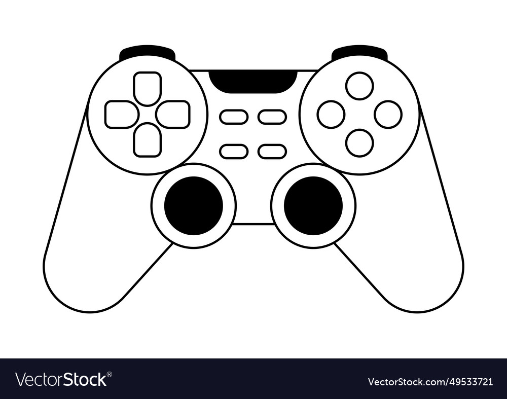 Game controller computer Royalty Free Vector Image