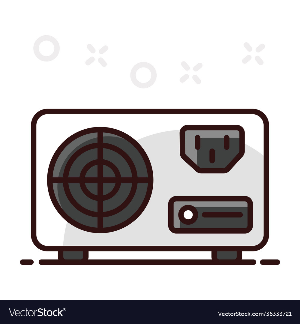 Power Supply Royalty Free Vector Image - Vectorstock