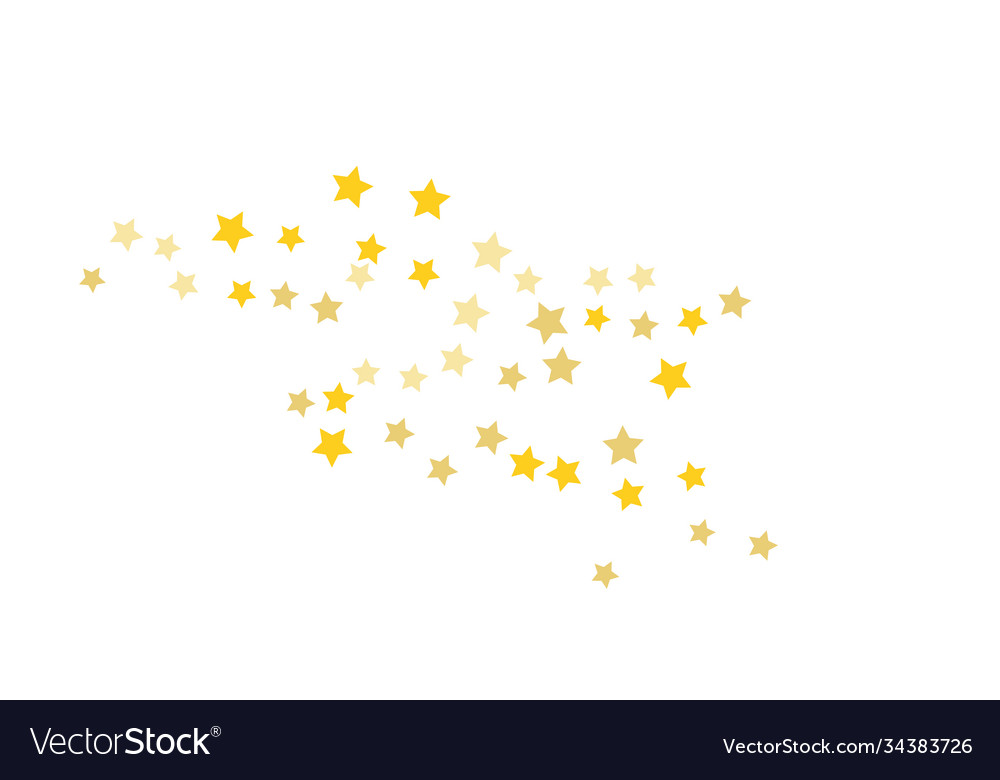 Star confetti Royalty Free Vector Image - VectorStock