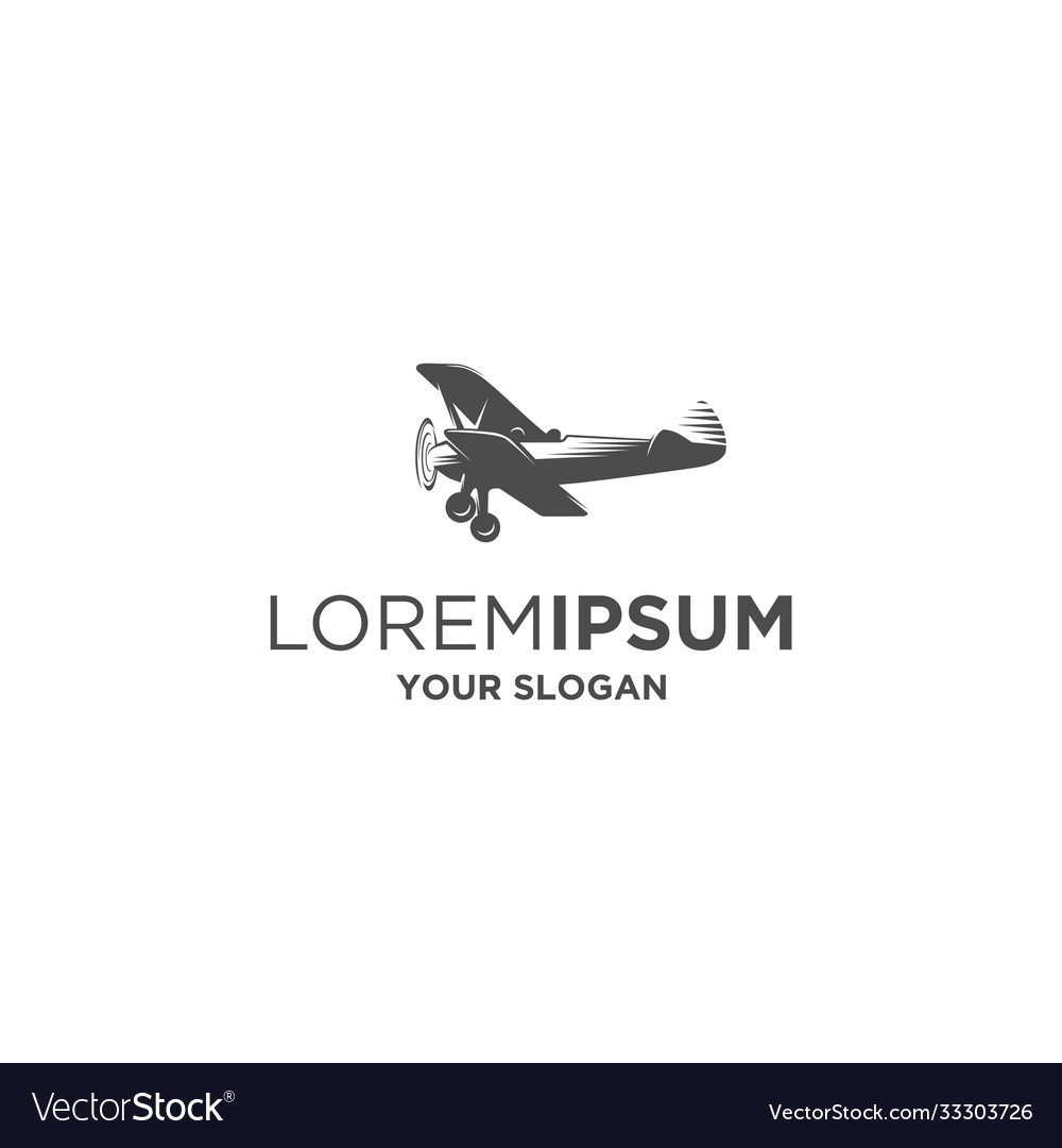 Vintage air craft vector image Vintage air craft