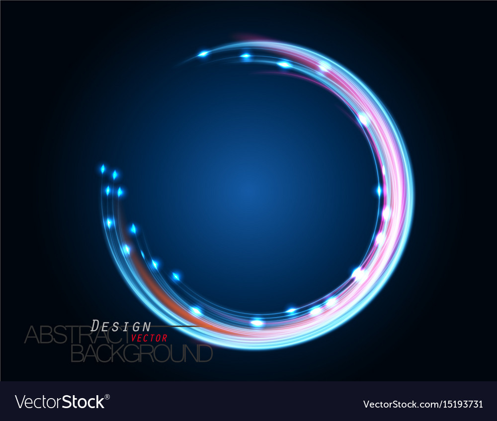 Abstract Neon Lighting Curve Scene Abstract Neon Lighting Curve Scene