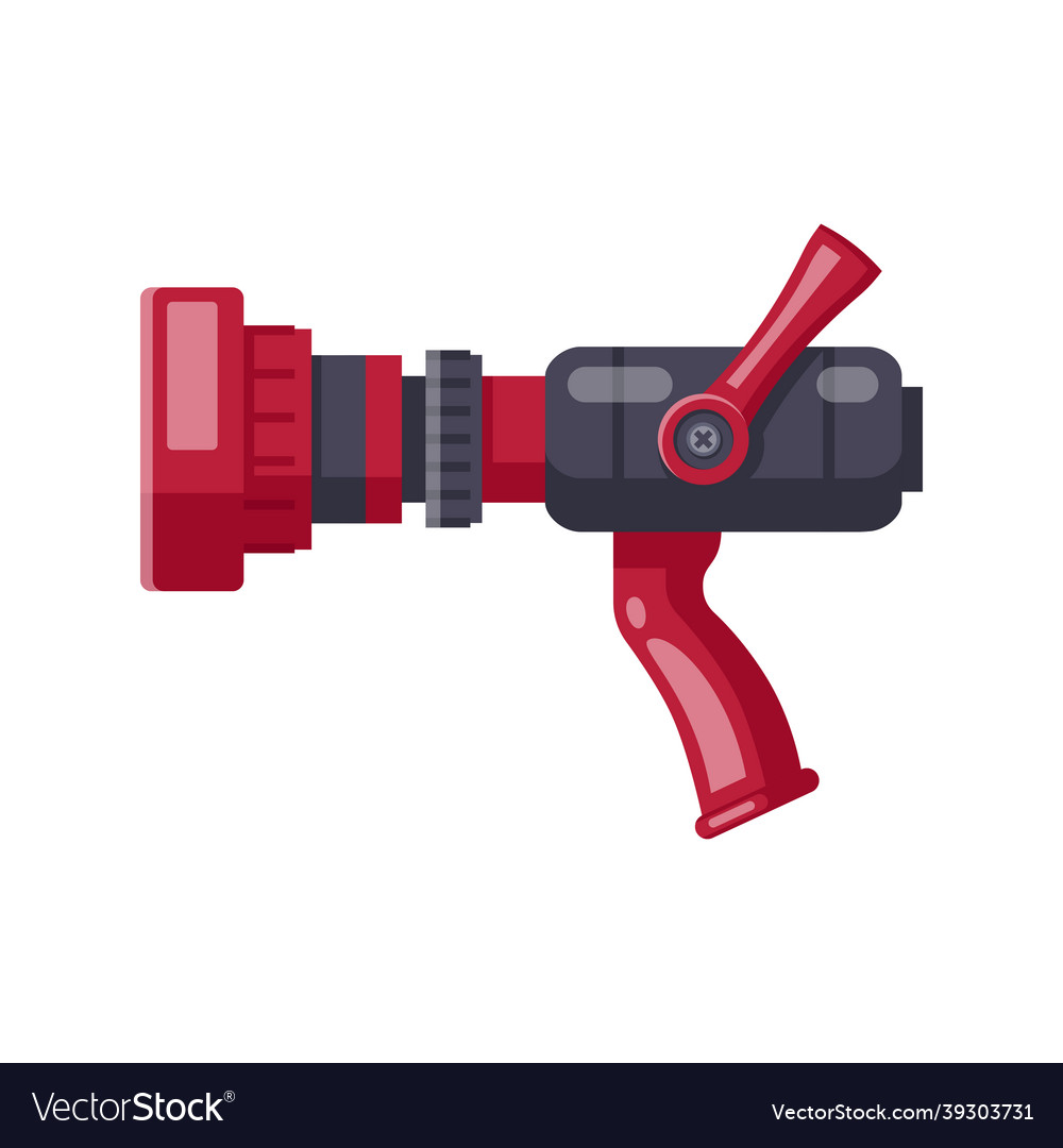 Fire Hose Nozzle Royalty Free Vector Image Vectorstock