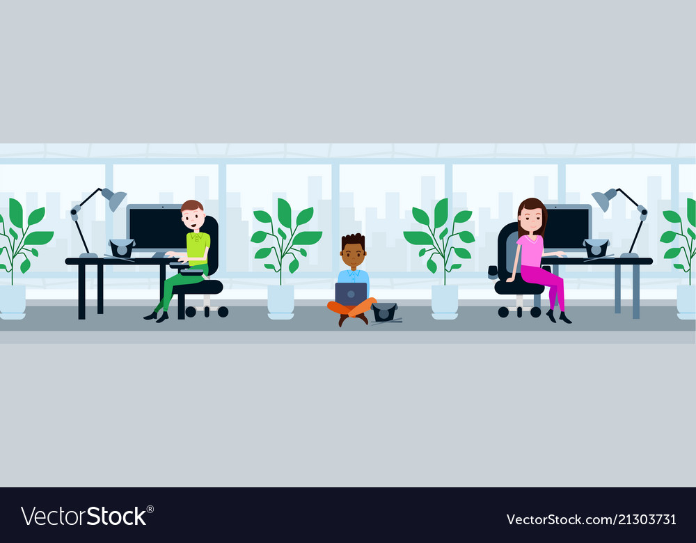 Peole team sitting office working desk lunch break Peole team sitting office working desk lunch break