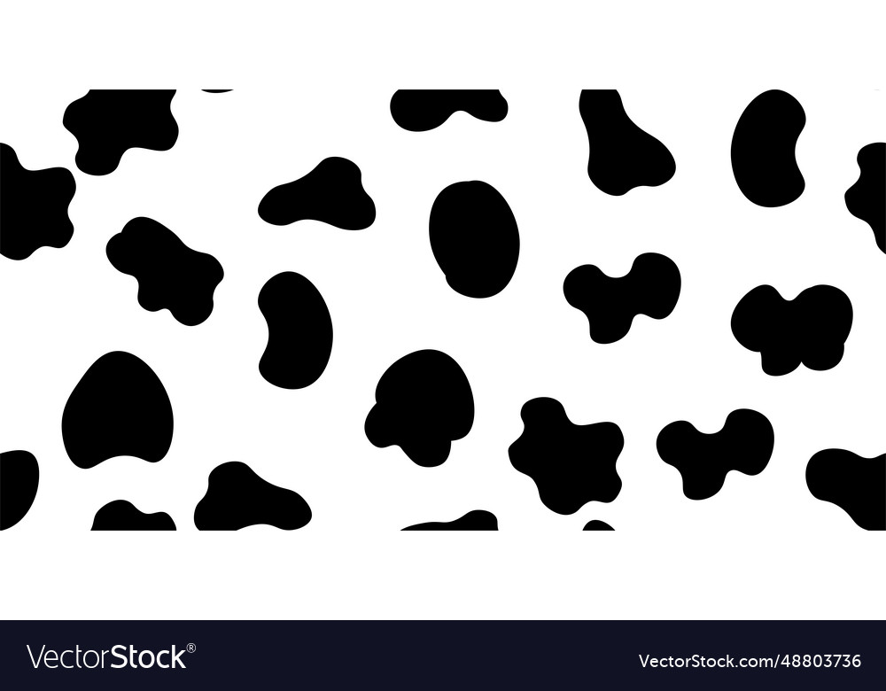 Seamless cow print