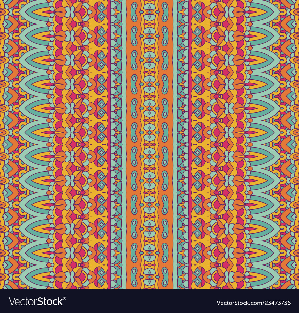 Vintage ethnic luxury floral pattern Royalty Free Vector