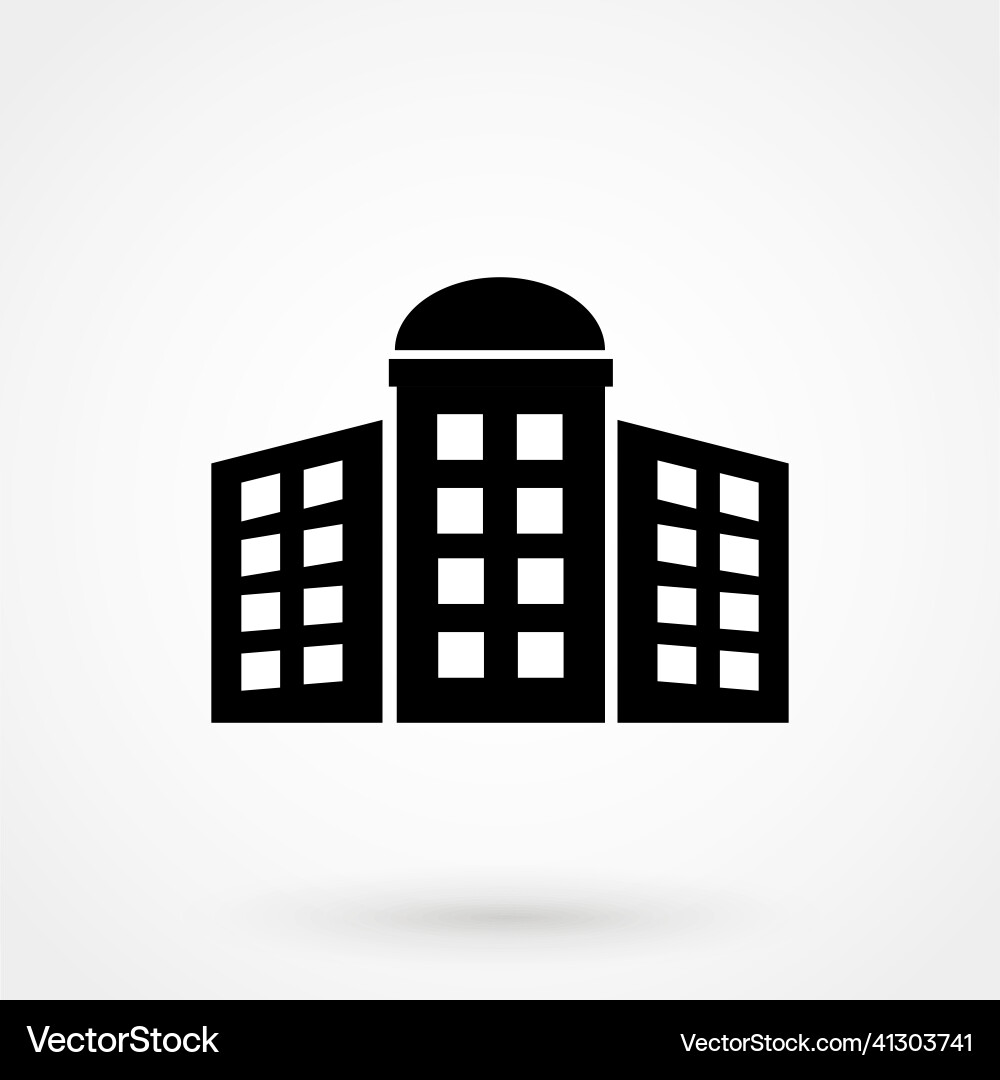 Building icon Royalty Free Vector Image - VectorStock
