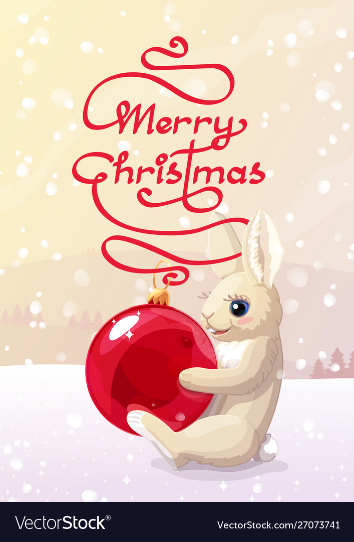Merry christmas xmas card