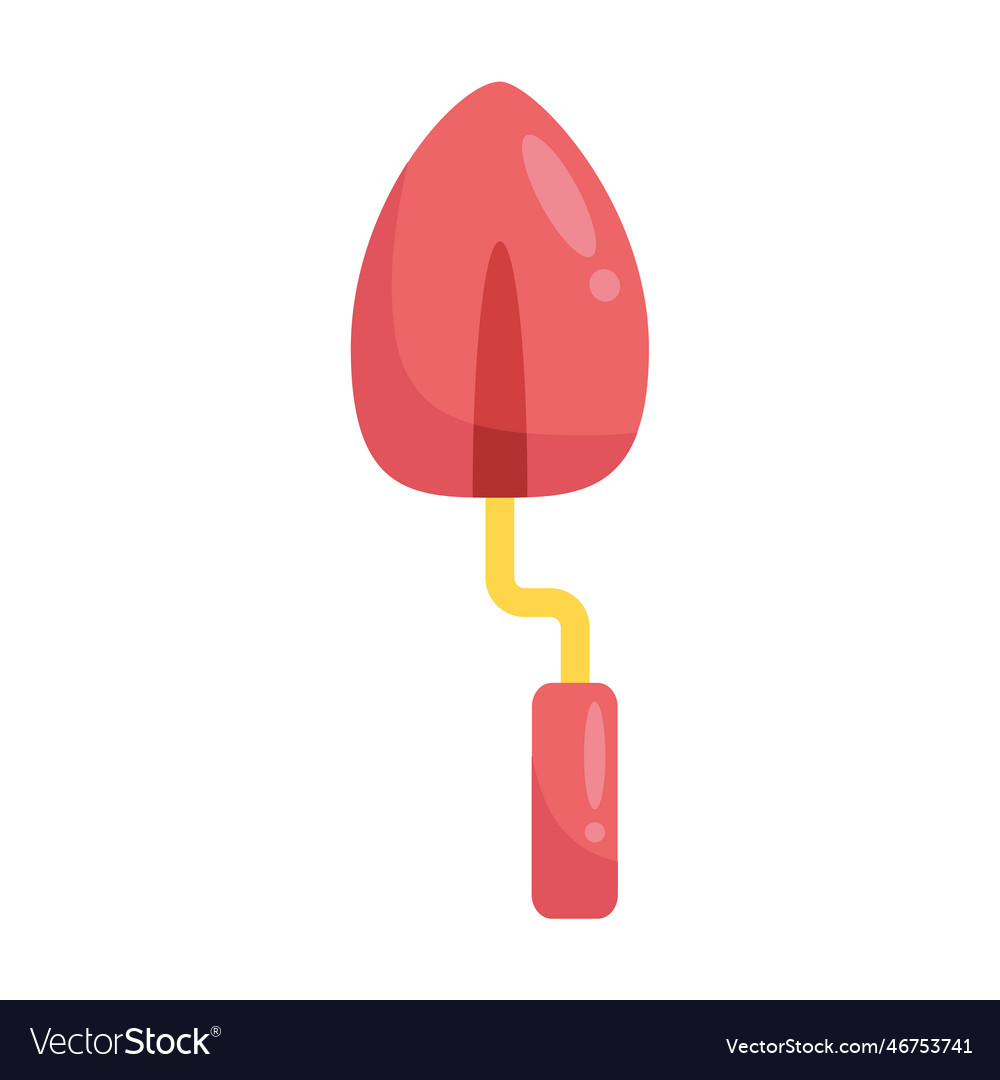 Paint roller and brush Royalty Free Vector Image