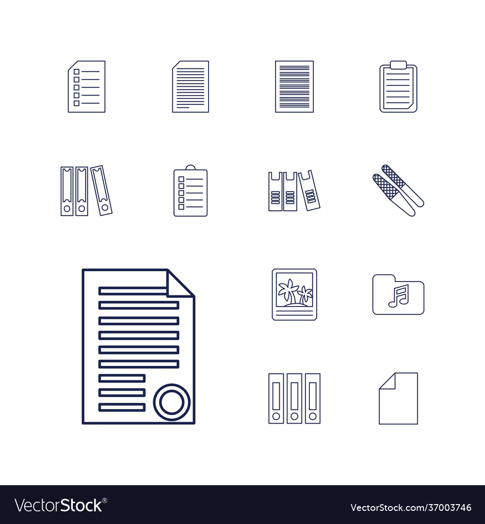 13 file icons