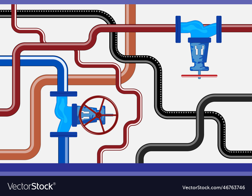 Gas equipment pipelinegas pipeline Royalty Free Vector Image