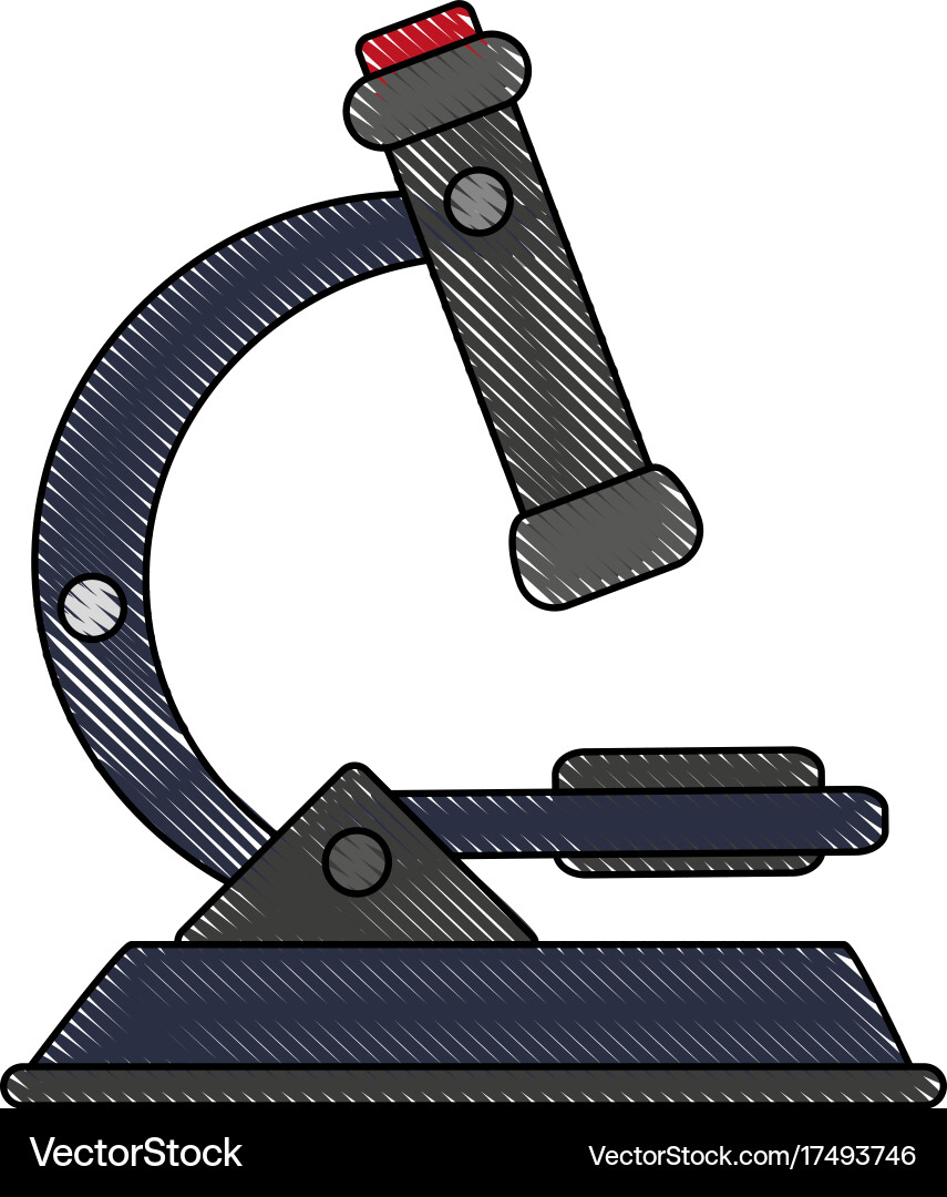 Microscope science icon image Royalty Free Vector Image
