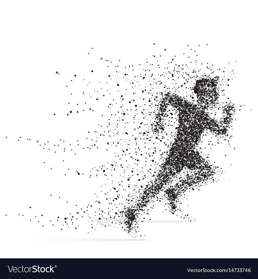 Running man Royalty Free Vector Image - VectorStock